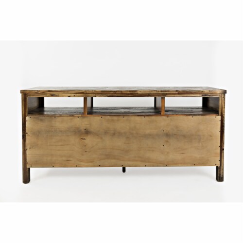 Artisan'S Craft 70'' Farmhouse Media Tv Stand Console, Lx19''Wx32''H, Dakota Oak (Set Of 2) Perspective: bottom