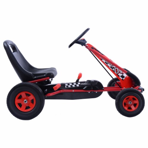 Costway 4 Wheels Kids Ride On Pedal Powered Bike Go Kart Racer Car