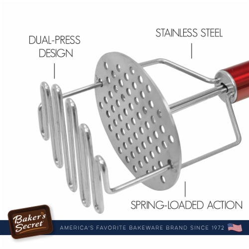 1pc Manual Potato Masher, Potato Ricer, Stainless Steel Masher For Mashed  Potatoes, Sweet Potatoes, Vegetables, Food, Kitchen Tool