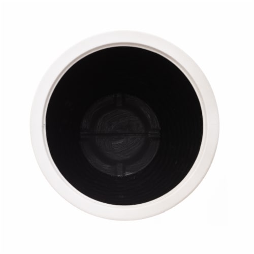 Glitzhome Faux Porcelain Round Planter Perspective: bottom