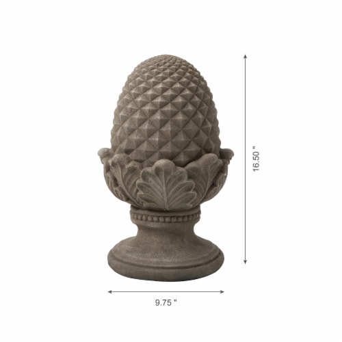 Glitzhome Artichoke Garden Statue Perspective: bottom