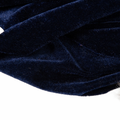 Glitzhome Two Pack 21 Inch Length Navy Blue Sequin Christmas Stocking Perspective: bottom