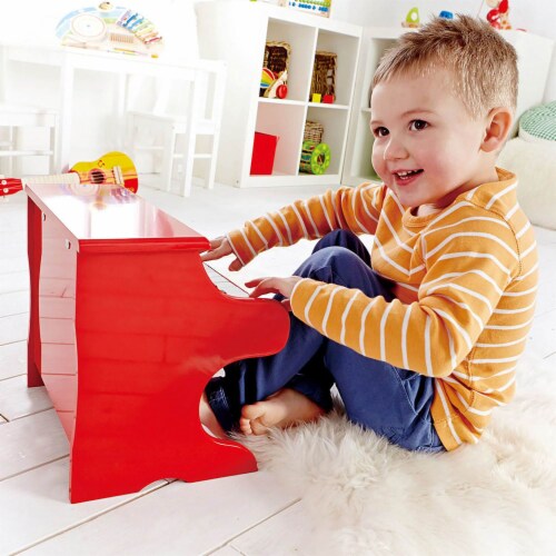 Hape Toys Playful Piano Red Wooden Happy Grand Piano for Toddlers &  Children, 1 Piece - Kroger