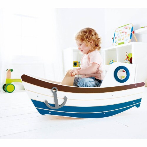 Hape wooden rocking boat on sale
