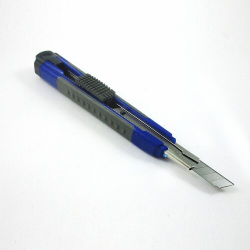 4 Utility Knife Box Cutter Retractable Snap Off Lock Razor Sharp Blade Tool ! Perspective: bottom