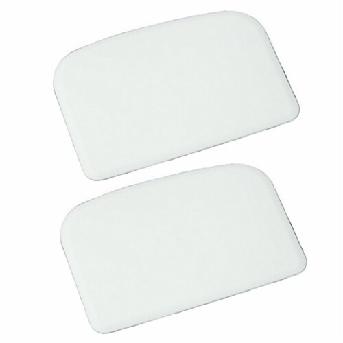 2 X Plastic Bowl Dough Scraper Pans Cutter Pastry Blade Pizza Kitchen Cake Tool Perspective: bottom