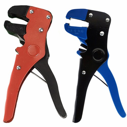 1 Professional Wire Stripper Cutter Crimper Pliers Terminal Cable Wiring Tool Perspective: bottom