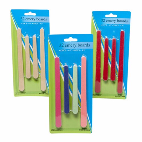 120 PC LOT Professional Double Sided Nail Files Emery Board Manicure Pedicure Perspective: bottom