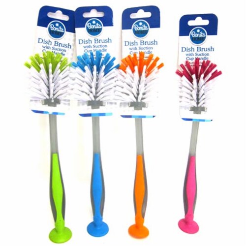 4 PC Scrub Brush Standing Suction Cup Sink Scrubber Dish Kitchen Gadgets  Washing, 1 - Kroger