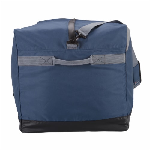 40 Blue Heavy Duty Polyester Waterproof Jumbo Duffel Bag Luggage Suitcase Safe Perspective: bottom