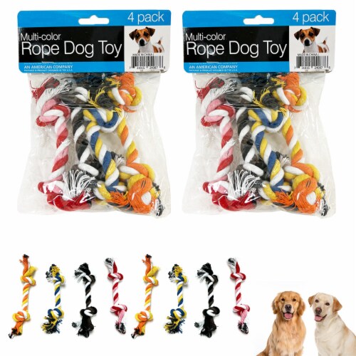 4 PC Rope Dog Toy Tug Interactive Toys Chewing Puppy Teething Aggressive  Chewers, 1 - Harris Teeter