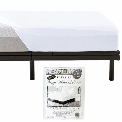 2 Pack Twin Mattress Cover Heavy Vinyl Bed Protector Premium 100%  Waterproof, 1 - Kroger