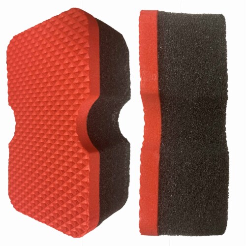 4 PC Express Shoe Shine Polish Sponges Instant Shine Leather Care Boots Protects Perspective: bottom