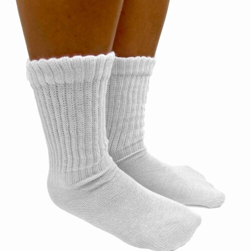 6 Pairs Scrunchie Slouch Socks Cotton Plush Soft Thick Junior