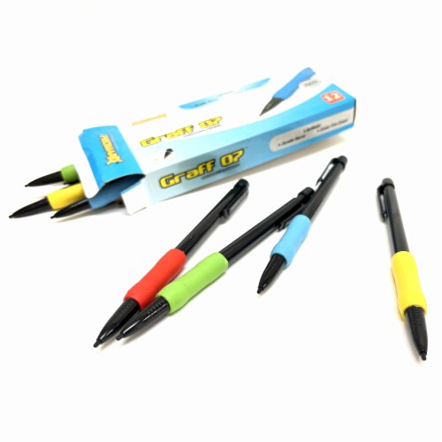 12 Mechanical Pencils Graff 07 0.7mm HB#2 Draft Draw Drawing School Office Home Perspective: bottom