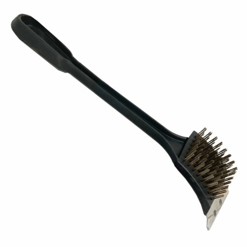 Fireflame BBQ Grill Brush – Non-Scratch Brass Bristles - Long Handle B –  Kiknek