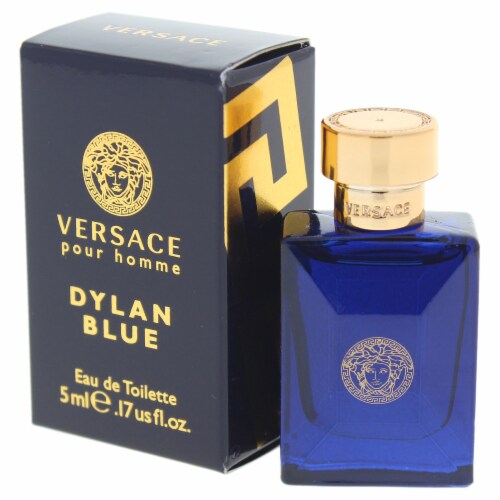 Dylan Blue by Versace for Men 0.17 oz EDT Splash Mini 0.17oz