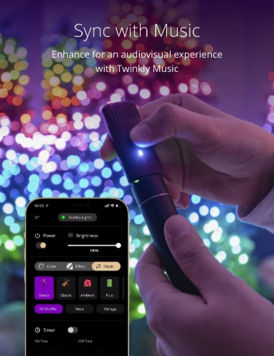 Twinkly TWT500STP-BUS App Controlled 7.5' Pre-lit Christmas Tree Multicolor LED Lights Perspective: bottom