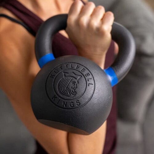 Kettlebell Kings 20 LB (9 KG) Powder Coated Kettlebell Weight, 20