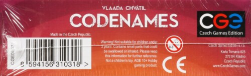 Codenames Board Game Perspective: bottom