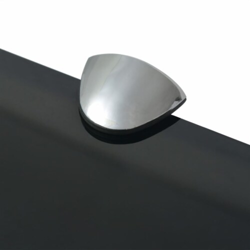 vidaXL Floating Shelf Glass 31.5 x7.9 0.3 Perspective: bottom