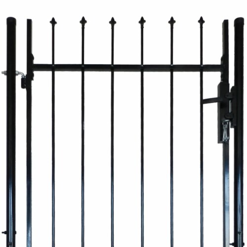 初代GATE Single Door Fence Gate with Spear Top 39 W x 67 H, 39.4