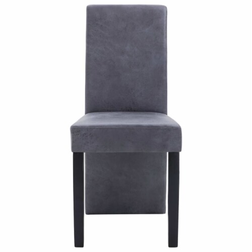 Faux suede sales dining chair covers