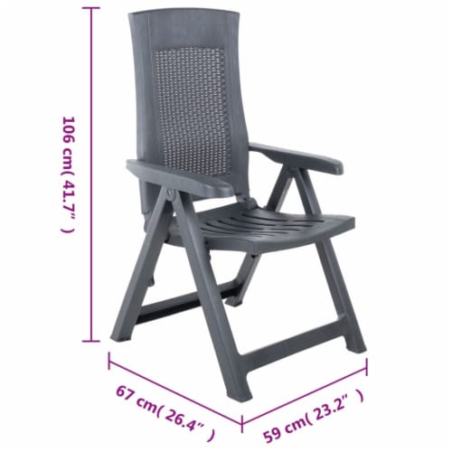 White plastic reclining garden chairs deals