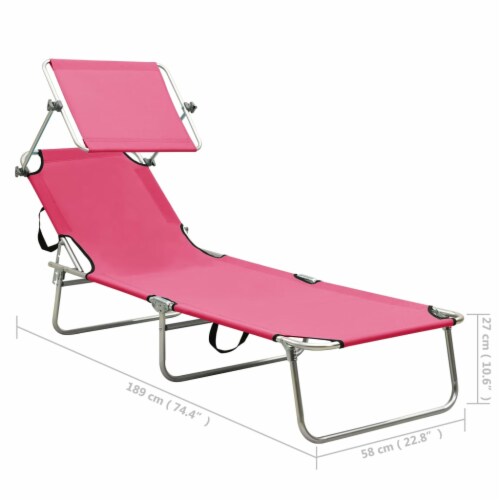 Sun online lounger pink
