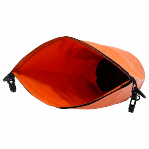 vidaXL Dry Bag Orange 4 gal PVC Perspective: bottom