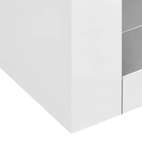 vidaXL Kitchen Wall Cabinet 47.2 x15.7 x29.5  Stainless Steel Perspective: bottom