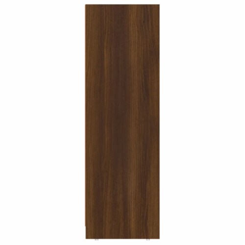vidaXL Bathroom Cabinet Brown Oak 11.8 x11.8 x37.4 Engineered Wood Perspective: bottom