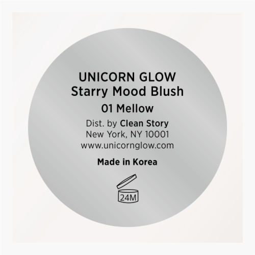 Unicorn Glow® 01 Mellow Starry Mood Blush Perspective: bottom