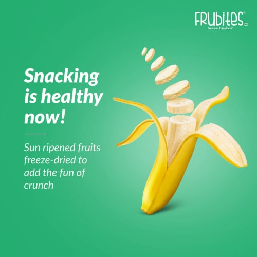Crunch Fruit Snacks - Freeze-Dried Banana, Perfect For School Lunches, No Sugar Added Perspective: bottom
