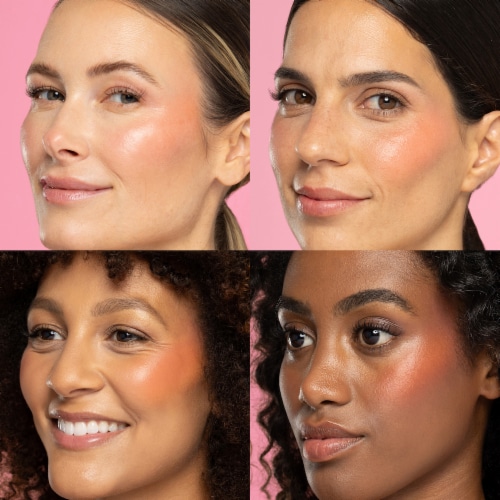 MCoBeauty® Glow Up pH Peach Pop Powder Blush Perspective: bottom
