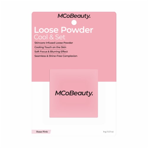 MCoBeauty Loose Powder Cool & Set - Rose Pink Perspective: bottom