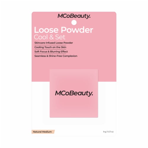 MCoBeauty® Loose Powder Cool & Set - Natural Medium Perspective: bottom