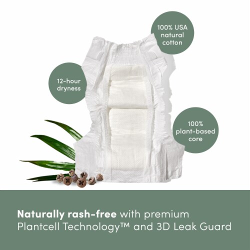 Ecoriginals Plant Based Potty Training Pants | Walker Size 5 | 6 Packs, 108 Count Perspective: bottom