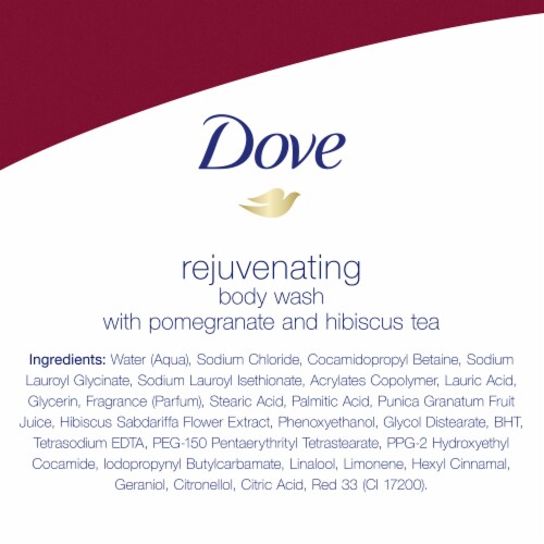 Dove Go Fresh Revive Pomegranate & Lemon Verbena Body Wash Perspective: bottom