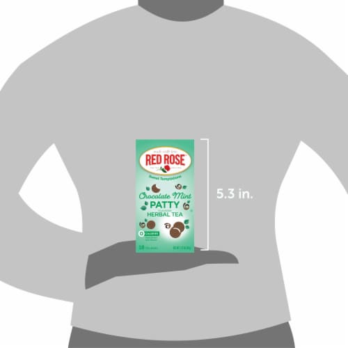 Red Rose Sweet Temptations Dessert Tea Chocolate Mint Patty, 18 Count Pack of 6 Perspective: bottom