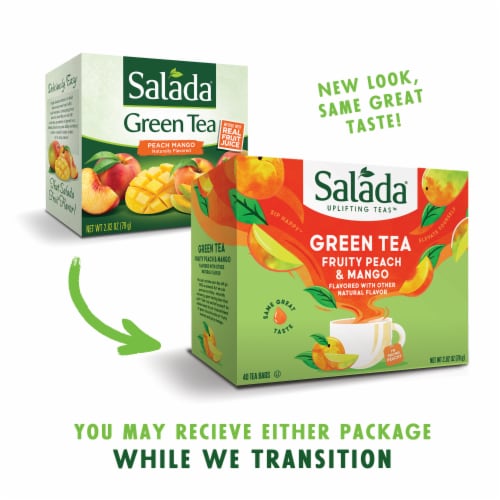Salada Peach Mango Green Tea 40ct - 6 pack Perspective: bottom