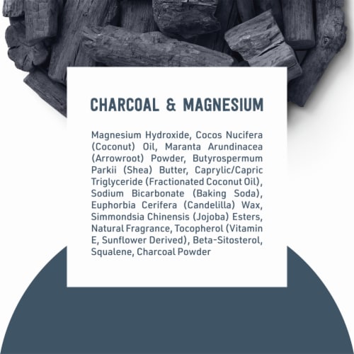 Schmidt's Aluminum-Free 24-Hour Odor Protection Charcoal & Magnesium Vegan Natural Deodorant Stick Perspective: bottom
