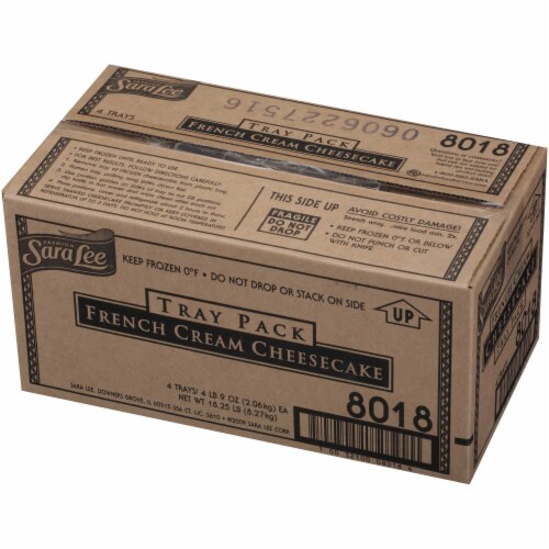 Sara Lee French Cream Cheese Cake, 4.562 Pound -- 4 per case Perspective: bottom