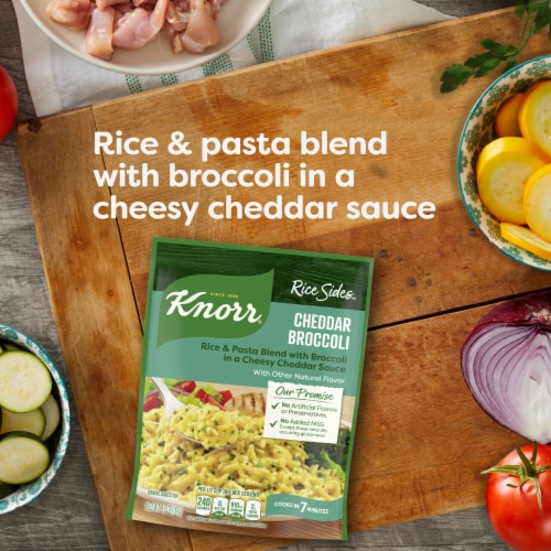 Knorr Cheddar Broccoli Rice Sides Perspective: bottom