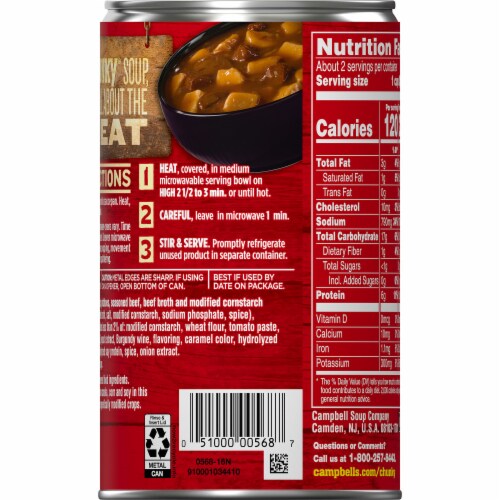 Campbell's® Chunky® Steak & Potato Soup Perspective: bottom