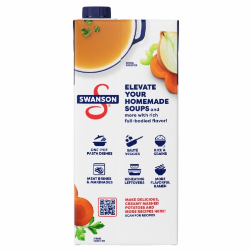 Swanson® Unsalted Chicken Broth Case Perspective: bottom