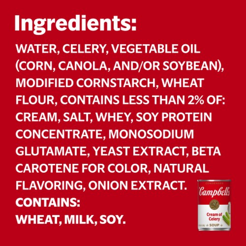 Campbell's® Condensed Cream of Celery Soup Case Sale Perspective: bottom