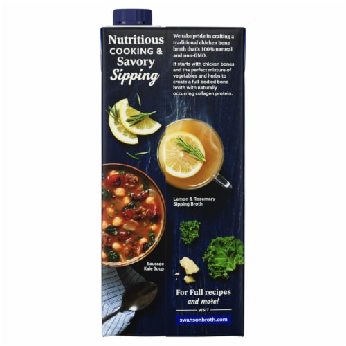 Swanson® Chicken Bone Broth Case Perspective: bottom