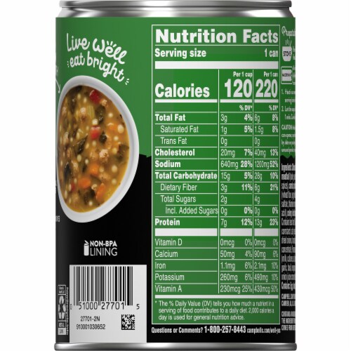 Campbell's® Well Yes!® Italian Wedding Soup Case Sale Perspective: bottom