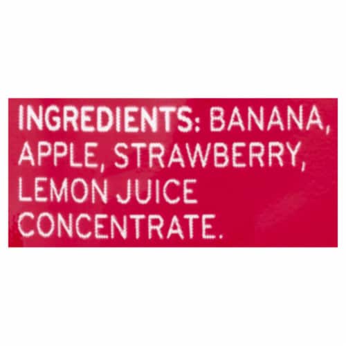 Beech-Nut® Fruities Banana Apple Strawberry Stage 2 Baby Food Perspective: bottom